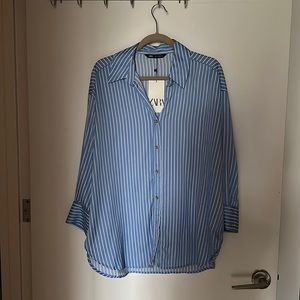 Zara Oversized Button Down Shirt